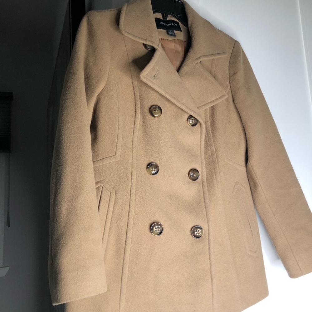 London Fog Camel Wool Coat